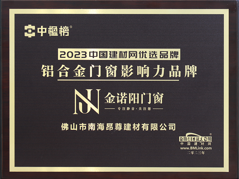 铝合金门窗影响力品牌
